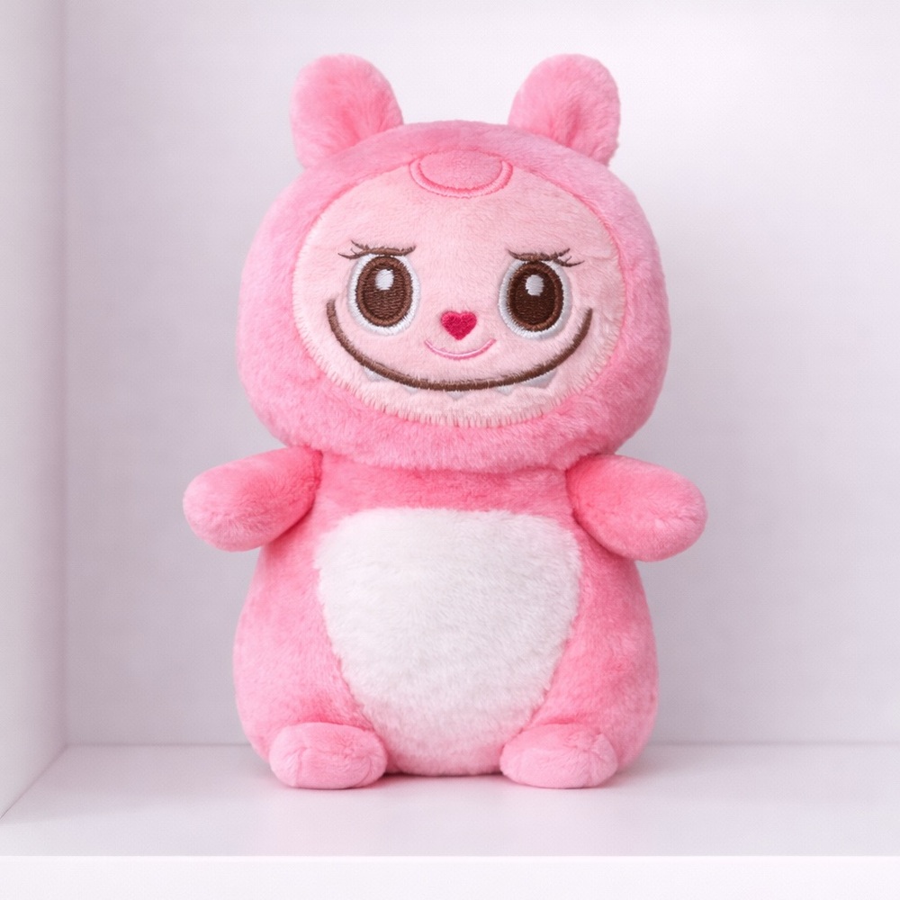 🔥 HOT Mochi Monster Pink Plush Toy NIB Kawaii Collectible Cute Plush